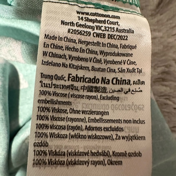 Cotton On Green Shirt with Pink Accents - Picture 8 of 9